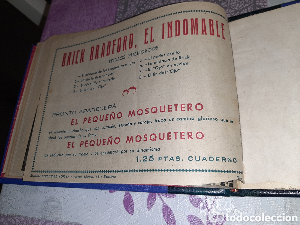 Tebeos: Brick el Indomable, colecci&oacute;n completa encuadernada, Toray 8 ejemplares - Foto 9