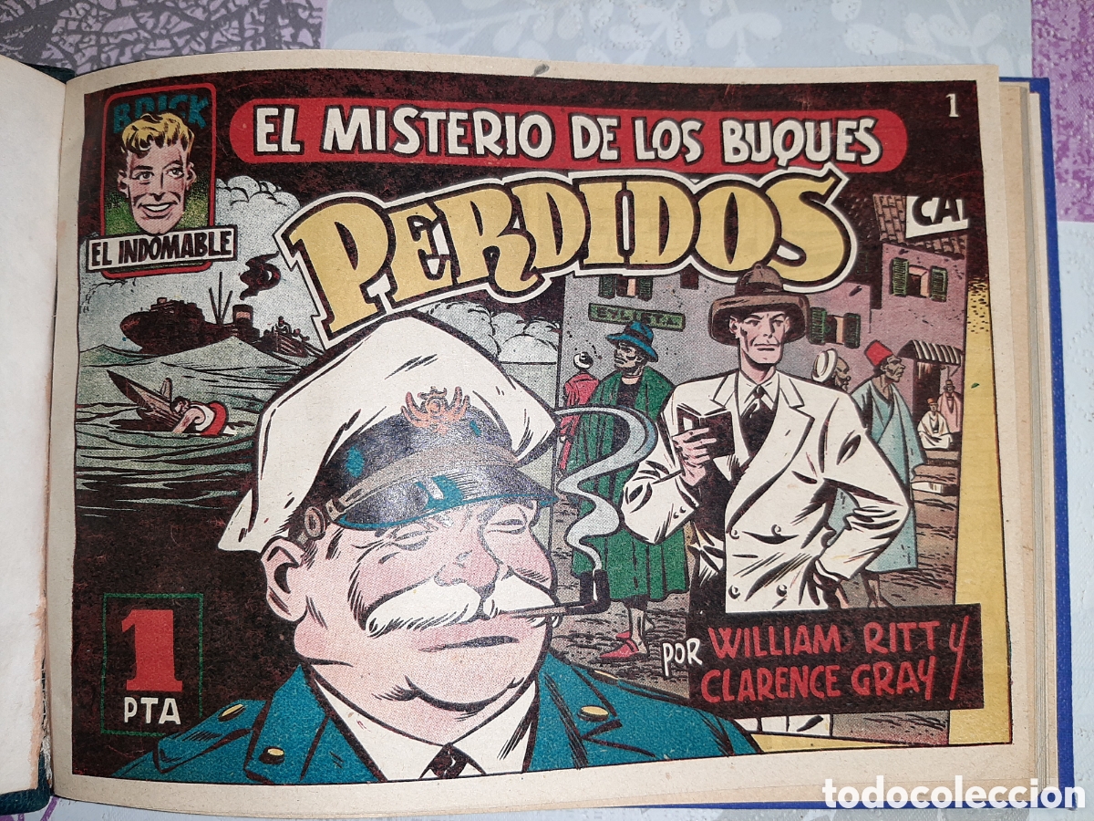 Tebeos: Brick el Indomable, colecci&oacute;n completa encuadernada, Toray 8 ejemplares - Foto 1