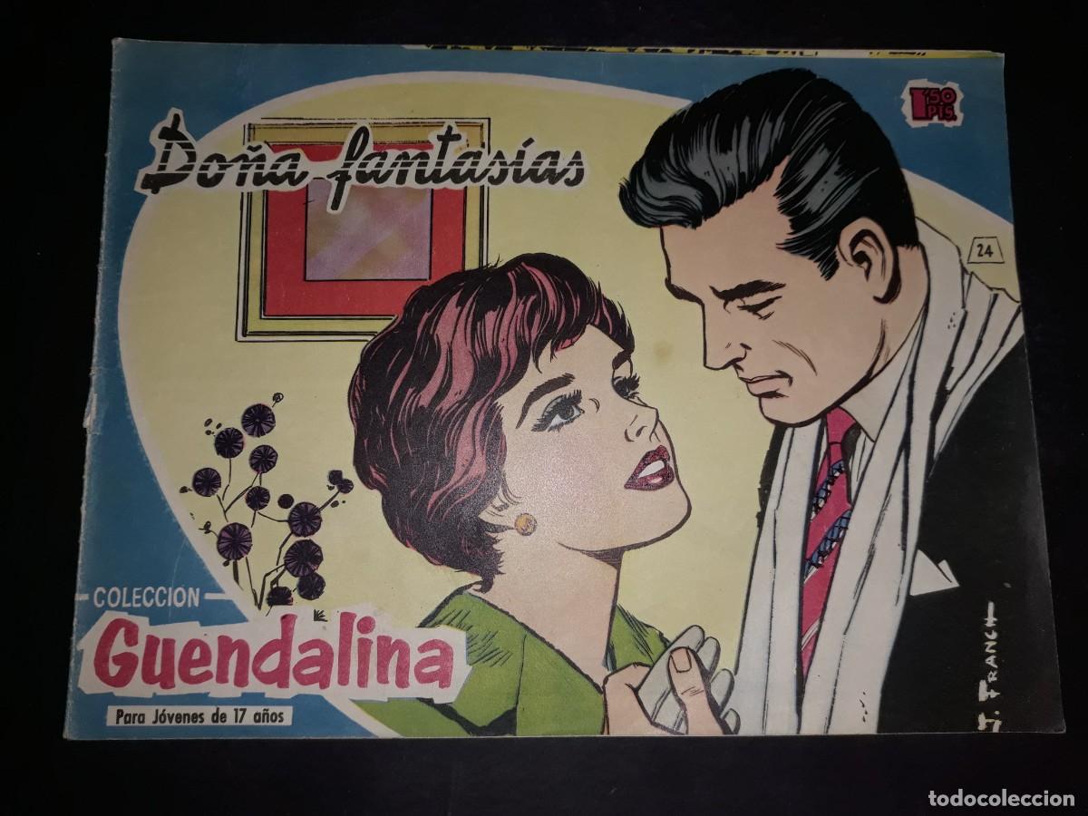 Tebeos: Colecci&oacute;n Guendalina N&ordm; 24 Trasera Silvana Mangano - Foto 1
