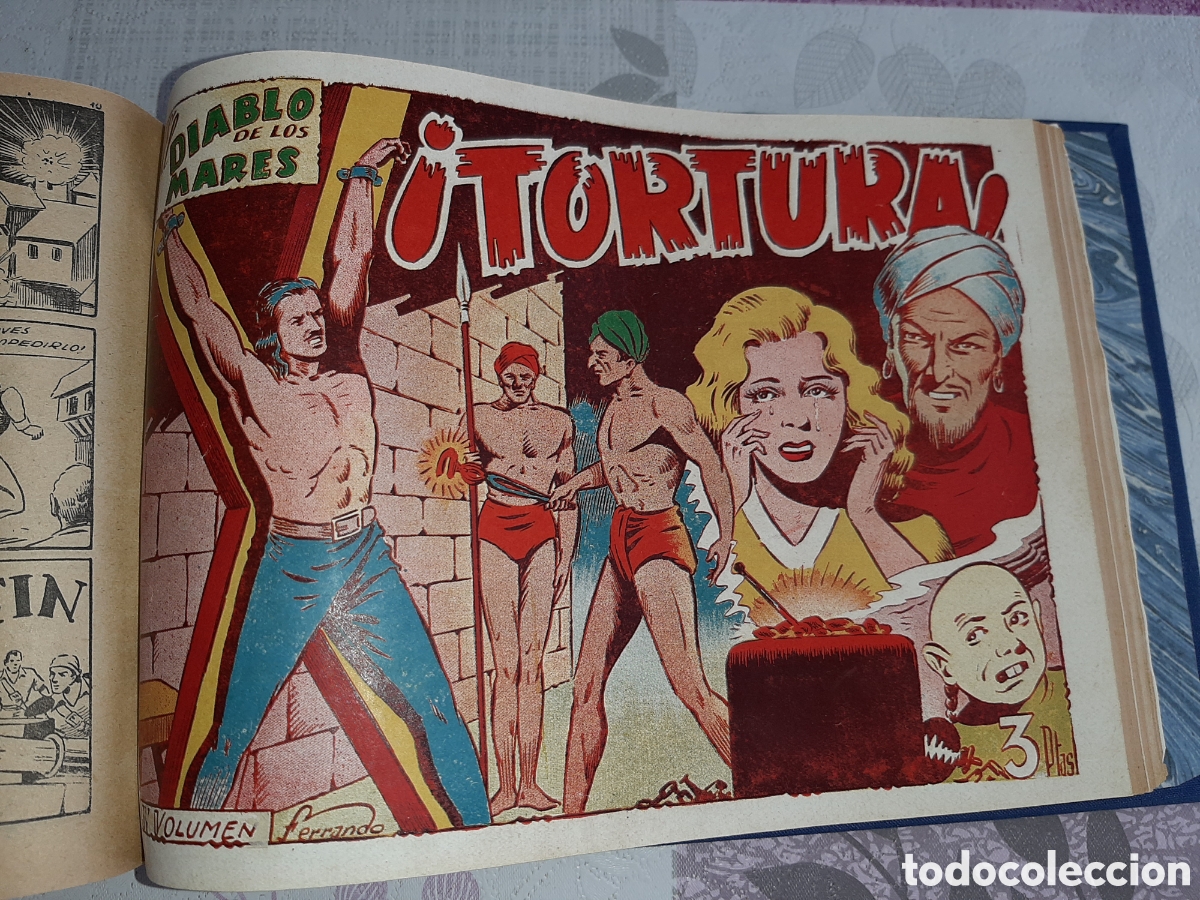 Tebeos: El Diablo de los Mares, completa encuadernada, es la edici&oacute;n en tomos, Toray - Foto 18