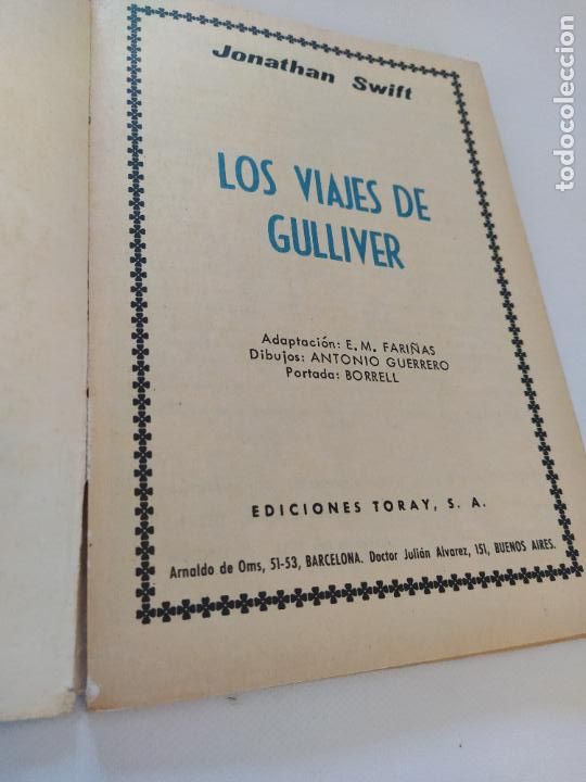 Tebeos: LOS VIAJES DE GULLIVER - E. M. FARI&Ntilde;AS - TORAY (I) - Foto 4