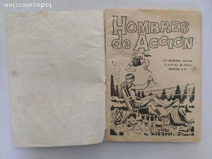 Tebeos: HOMBRES DE ACCION N&ordm; 3 - TORAY (IJ) - Foto 3