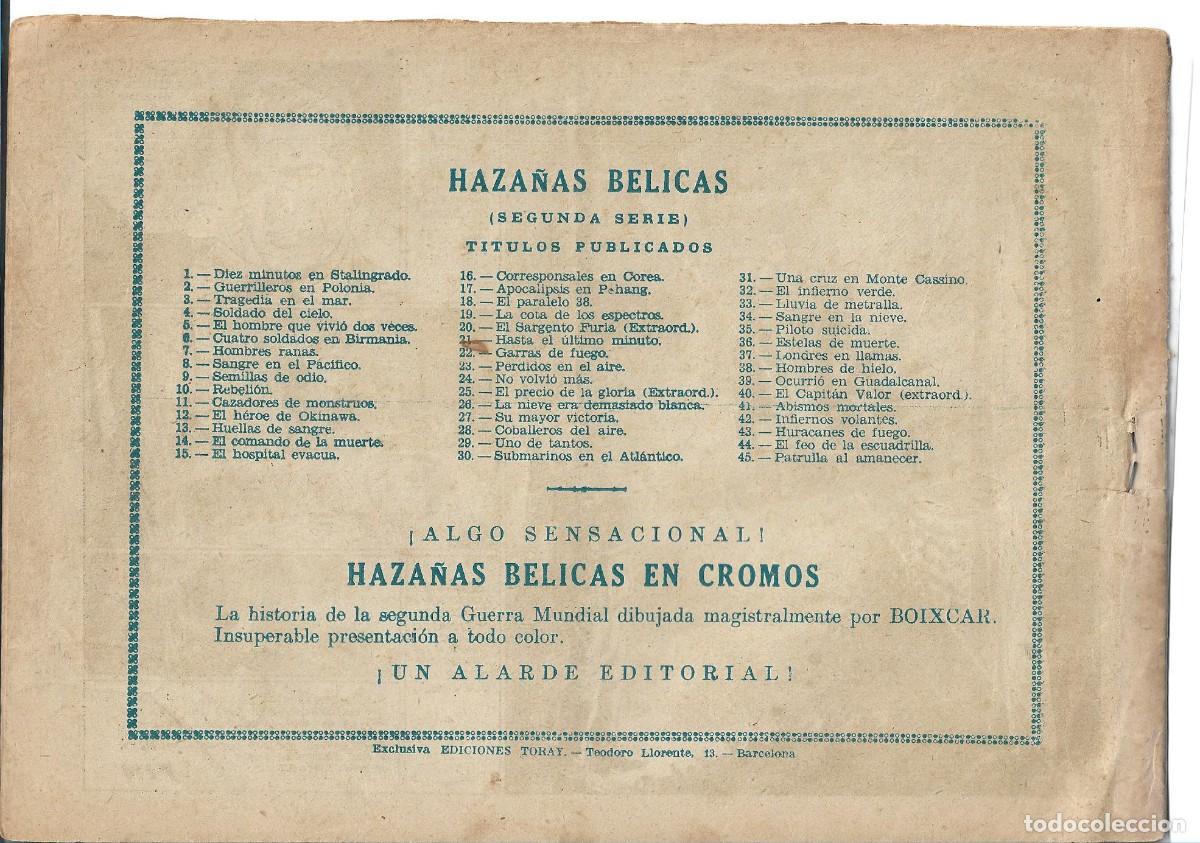 Tebeos: HAZA&Ntilde;AS BELICAS - ORIGINAL - NUM 45 - Foto 2