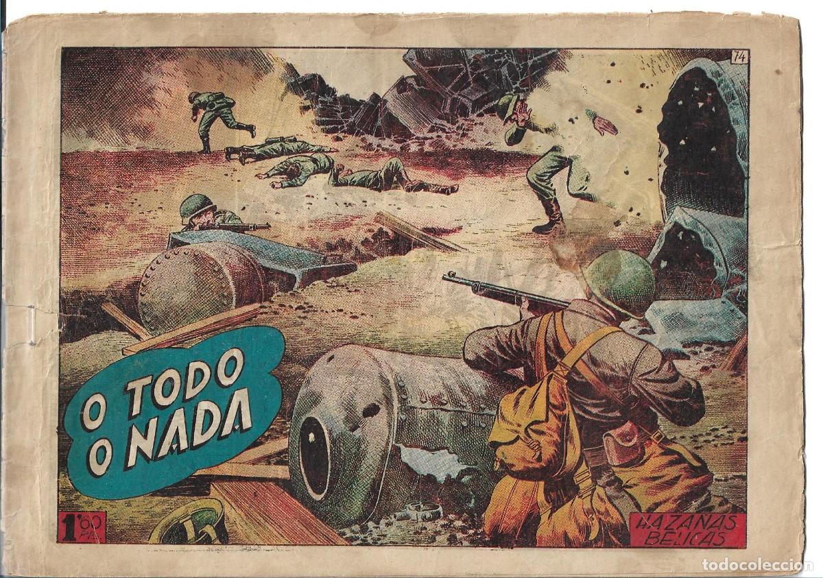 Tebeos: HAZA&Ntilde;AS BELICAS - ORIGINAL - NUM 74 - Foto 1