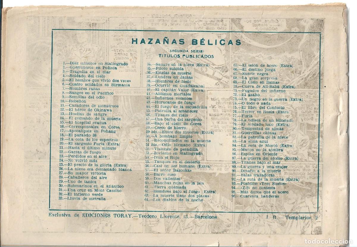 Tebeos: HAZA&Ntilde;AS BELICAS - ORIGINAL - NUM 96 - Foto 2