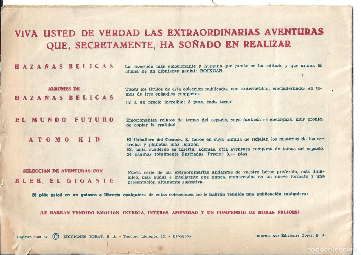 Tebeos: HAZA&Ntilde;AS BELICAS - ORIGINAL - NUM 216 - Foto 2