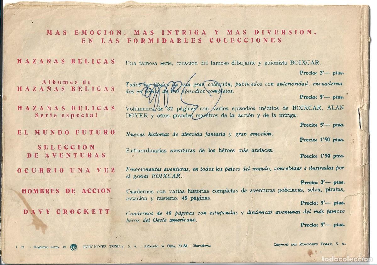 Tebeos: HAZA&Ntilde;AS BELICAS - ORIGINAL - NUM 239 - Foto 2