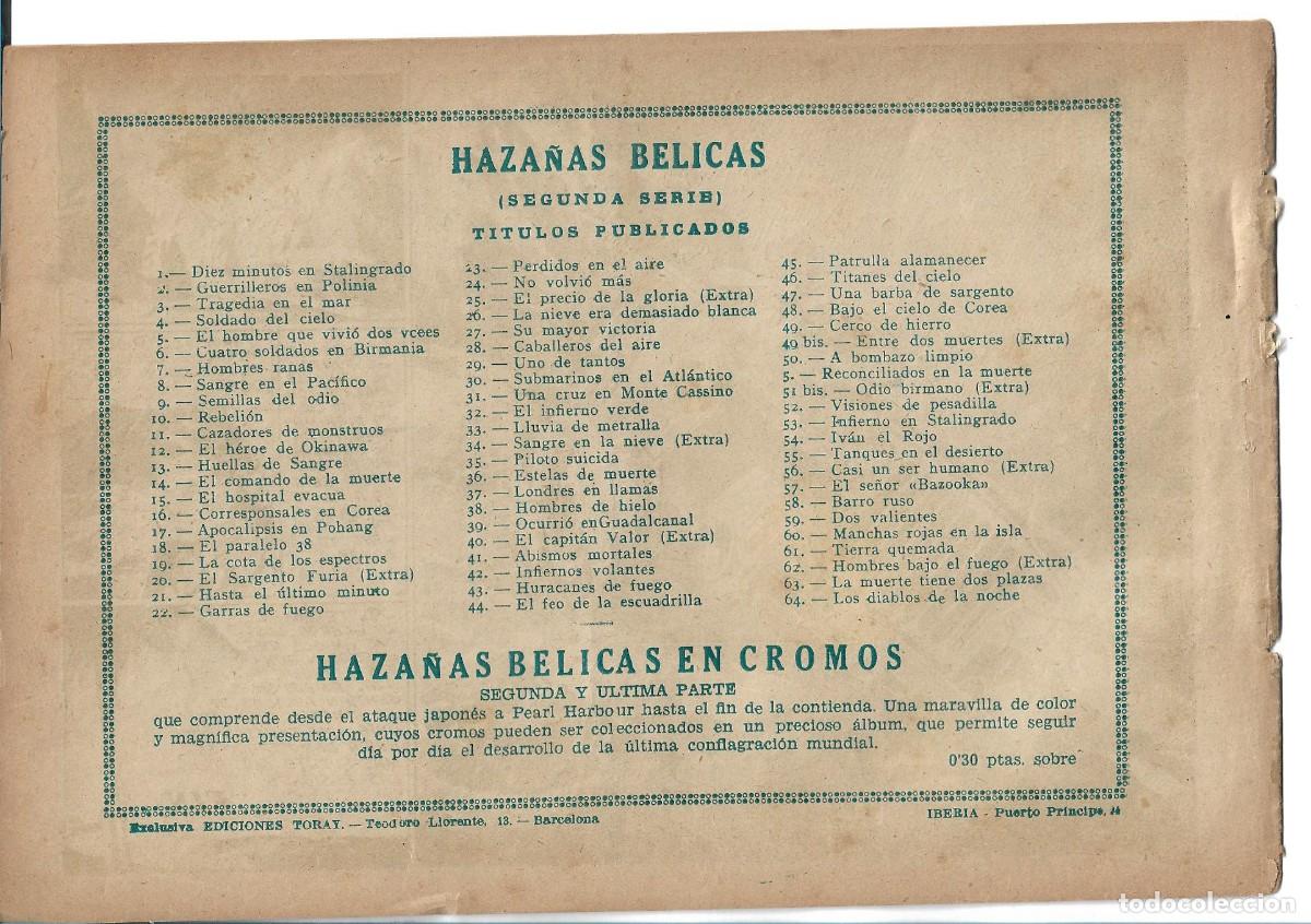 Tebeos: HAZA&Ntilde;AS BELICAS - ORIGINAL - NUM 64 - Foto 2