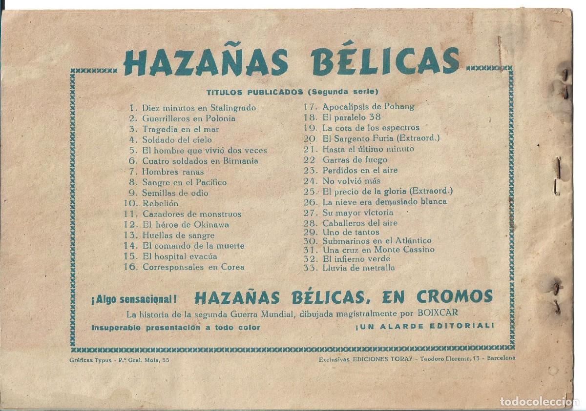 Tebeos: HAZA&Ntilde;AS BELICAS - ORIGINAL - NUM 29 - Foto 2