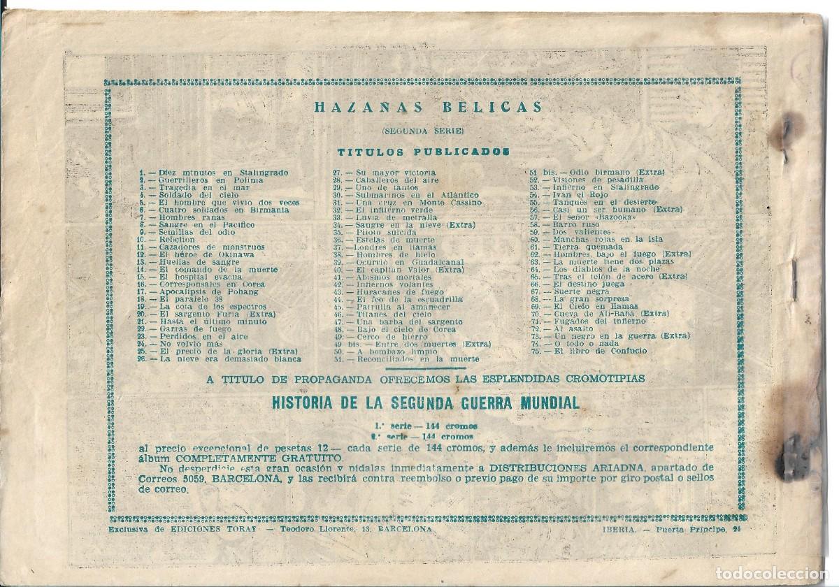 Tebeos: HAZA&Ntilde;AS BELICAS - ORIGINAL - NUM 75 - Foto 2