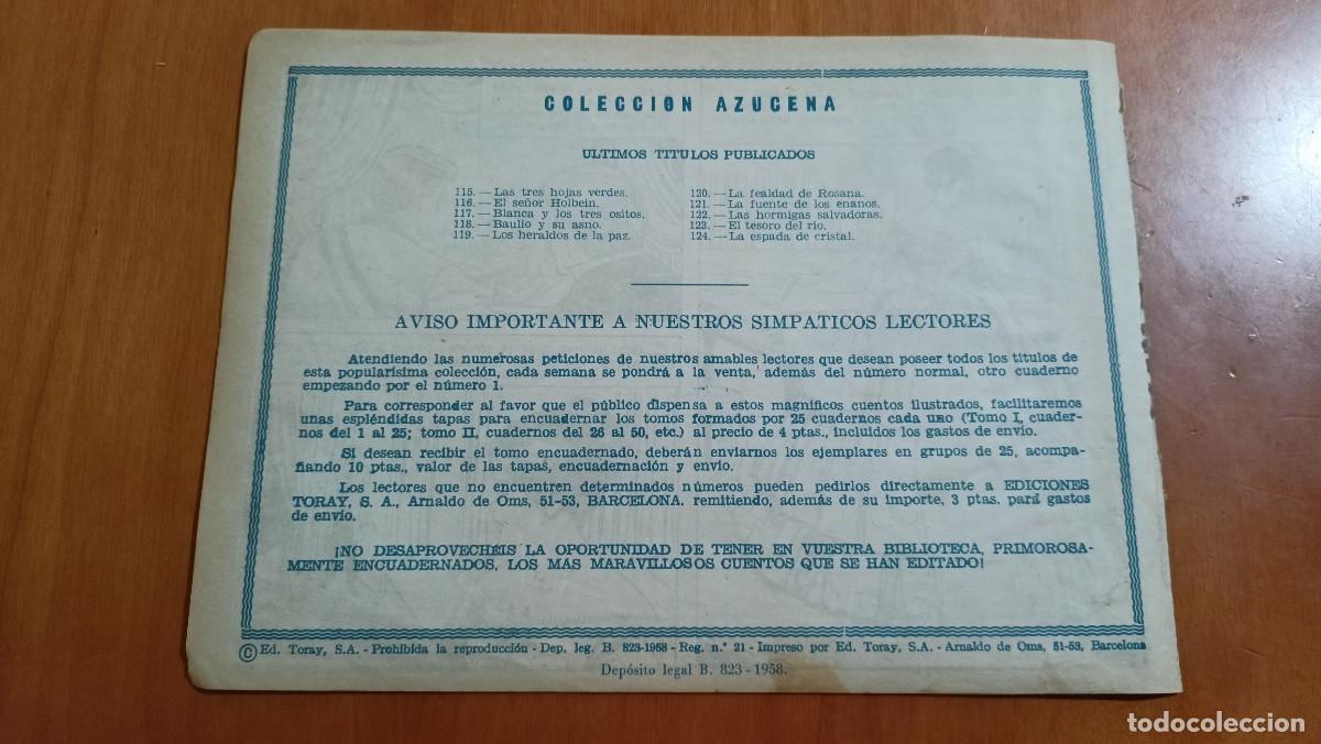 Tebeos: La espada de cristal - n&ordm; 124 - Colecci&oacute;n Azucena - Foto 2