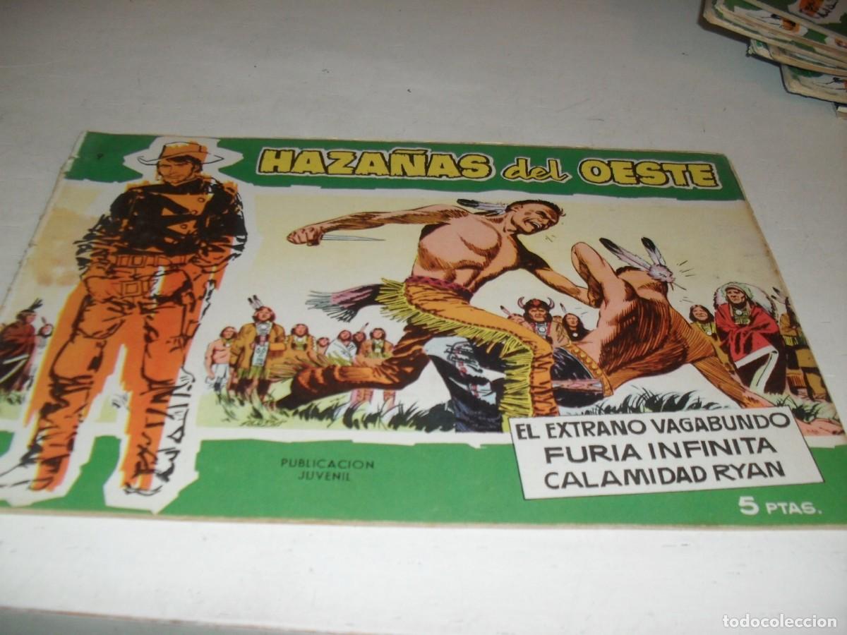 Tebeos: HAZA&Ntilde;AS DEL OESTE,N&ordm; 9 EL EXTRA&Ntilde;O VAGABUNDO,(DE 44),TORAY,1959 - Foto 1