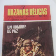 Tebeos: HAZAÑAS BELICAS Nº232 UN HOMBRE DE PAZ - EDICIONES TORAY 1970 FIRMADO LOPEZ ESPI SDX61