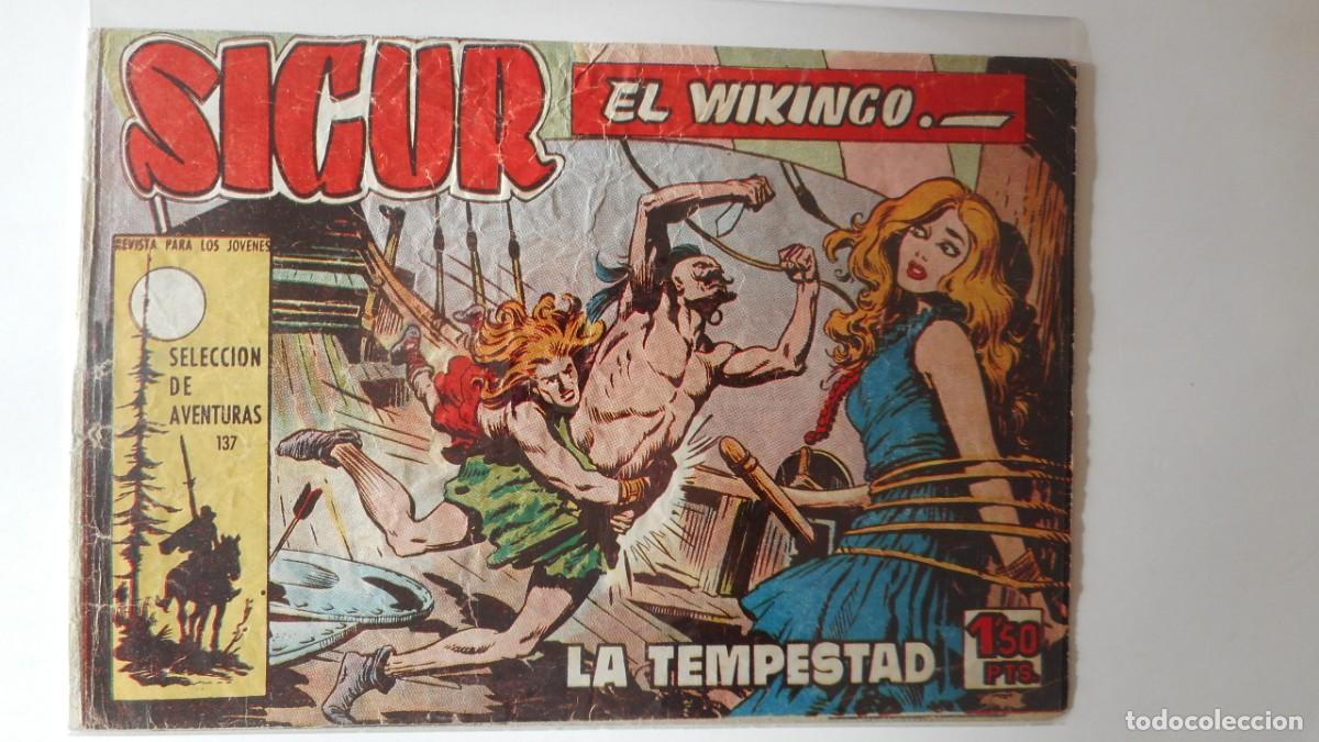 Tebeos: SIGUR EL VIKINGO . LA TEMPESTAD / C-18 - Foto 1