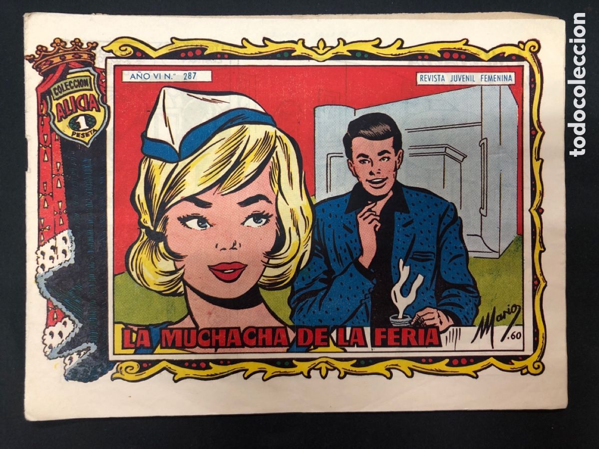 Tebeos: COMIC COLECCION ALICIA N&ordm; 287 EDICIONES TORAY - Foto 1