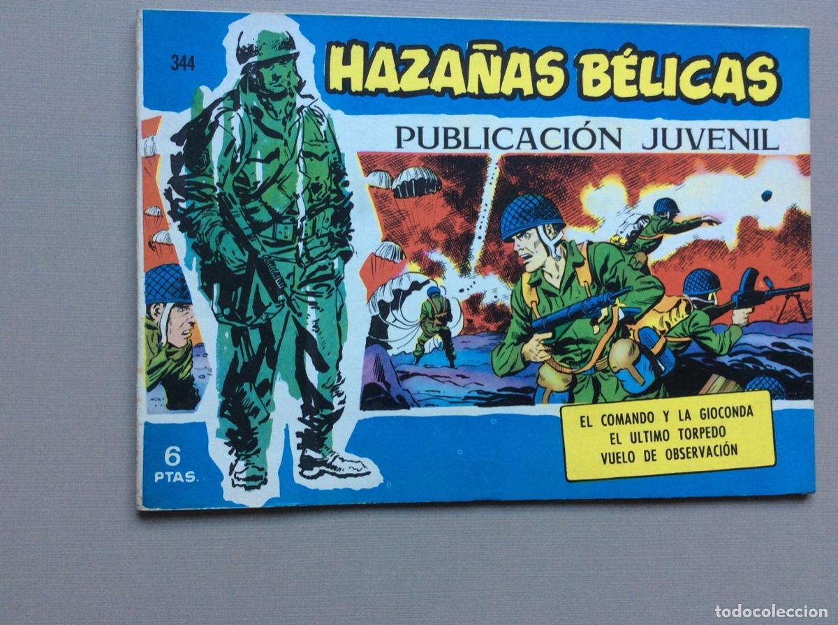Tebeos: HAZA&Ntilde;AS B&Eacute;LICAS N&Uacute;MERO 344 - Foto 1