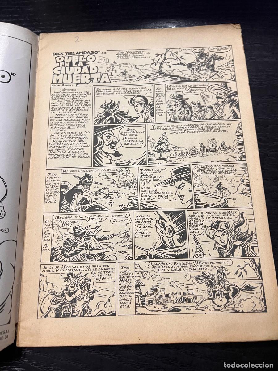Tebeos: DICK RELAMPAGO. EL REY DE LA PRADERA. EDICION ESPECIAL. EDICIONES URSU. 1982 - Foto 2