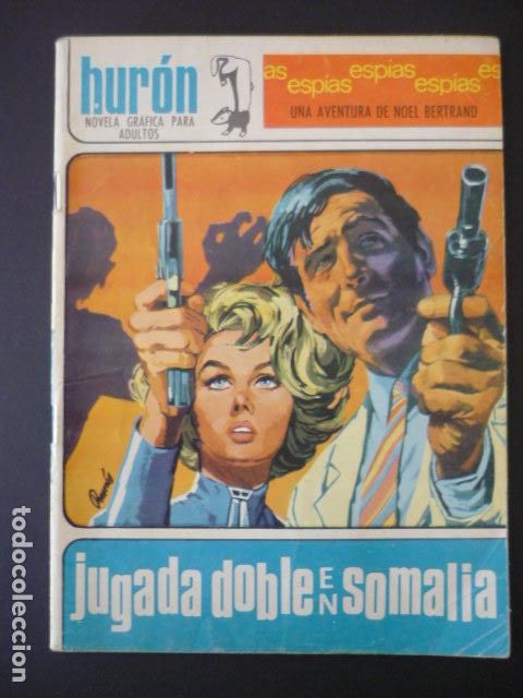 Tebeos: JUGADA DOBLE EN SOMALIA COMIC HURON 1967 - Foto 1