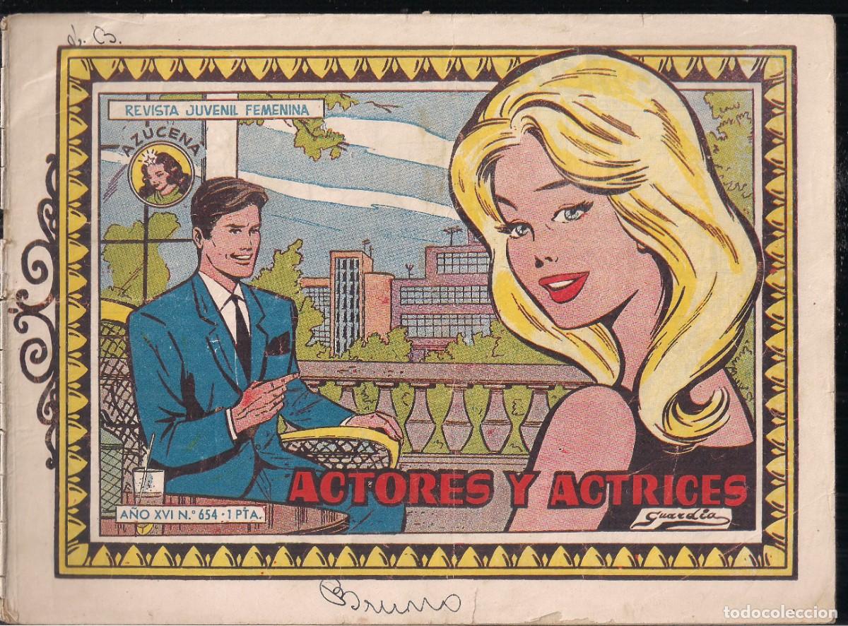 Tebeos: AZUCENA N&ordm;654: ACTORES Y ACTRICES - Foto 1