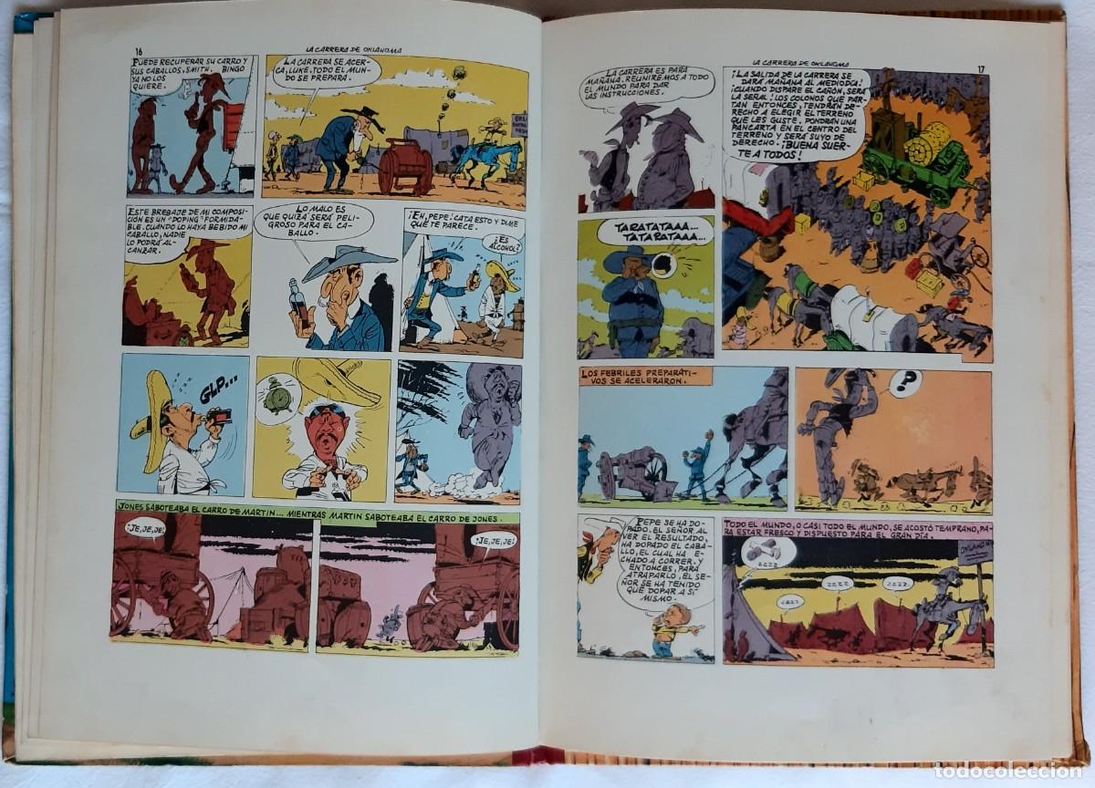 Tebeos: LUCKY LUKE - LA CARRERA DE OKLAHOMA - TORAY 1969 - Foto 3