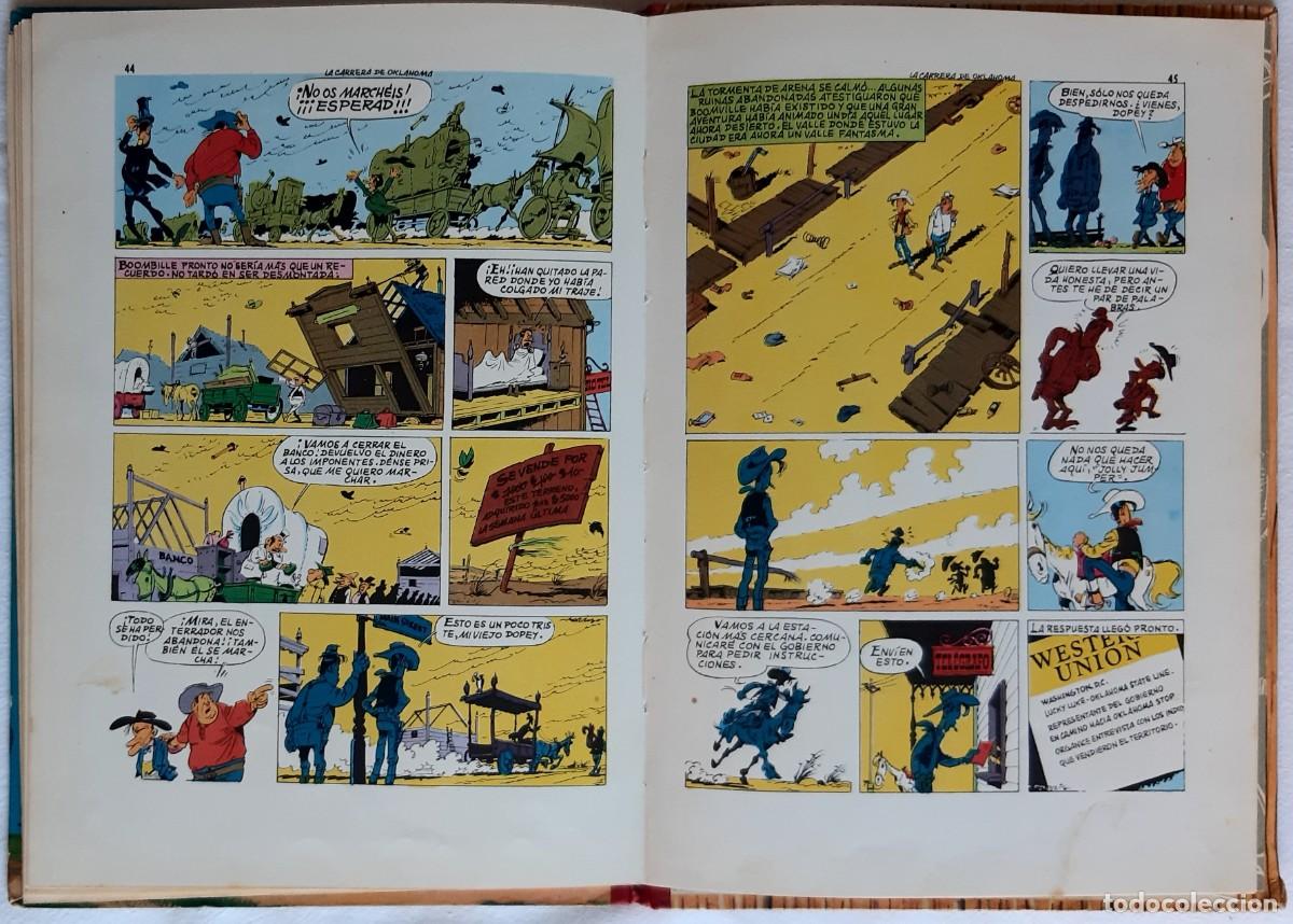 Tebeos: LUCKY LUKE - LA CARRERA DE OKLAHOMA - TORAY 1969 - Foto 5