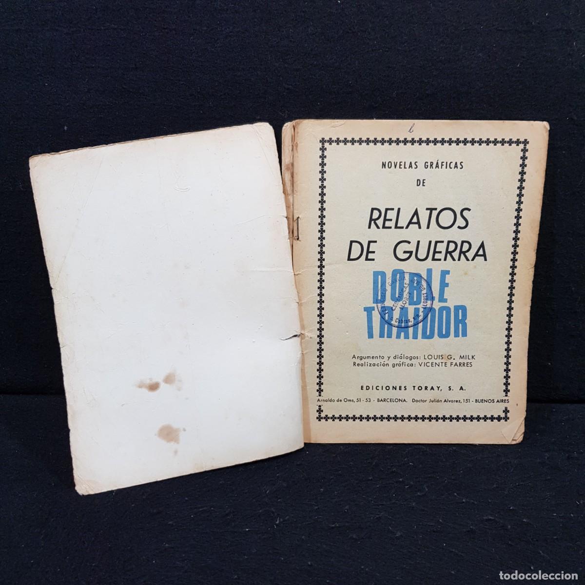 Tebeos: COMIC - RELATOS DE GUERRA, DOBLE TRAIDOR - ED. TORAY / 22.940 - Foto 3