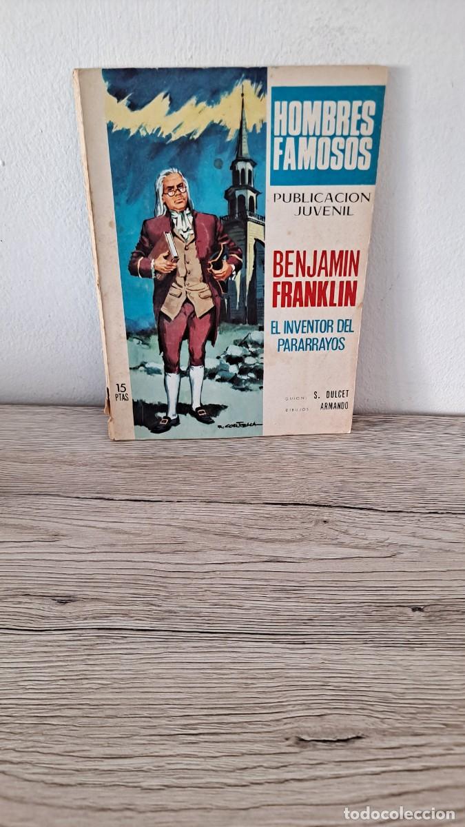 Tebeos: E. M. FARI&Ntilde;AS - BENJAMIN FRANKLIN (EL INVENTOR DEL PARARRAYOS) - EDICIONES TORAY 1969 - Foto 1