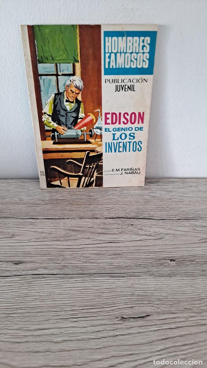 Tebeos: E. M. FARI&Ntilde;AS - EDISON (EL GENIO DE LOS INVENTOS) - EDICIONES TORAY 1968 - Foto 1