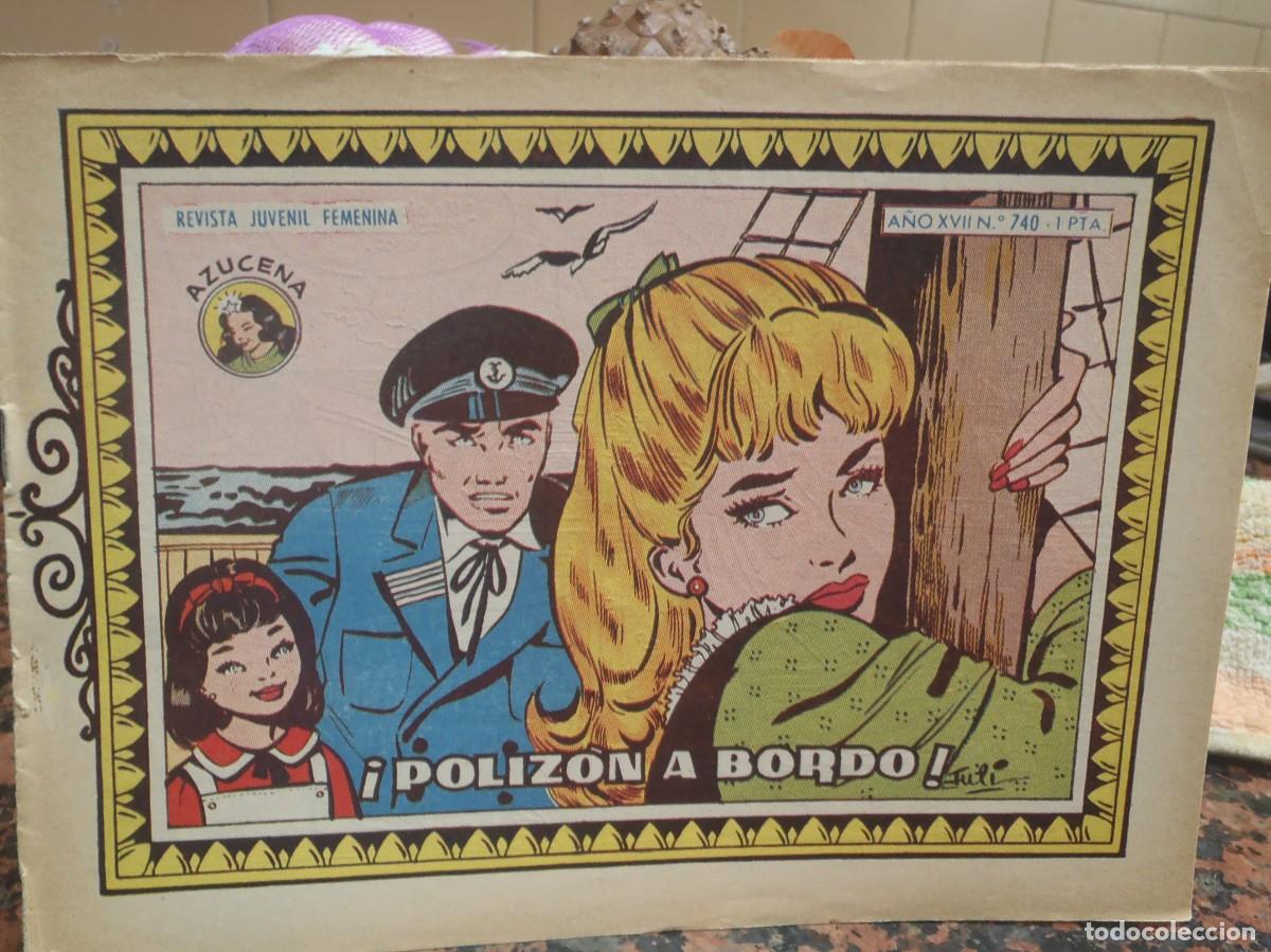 Tebeos: AZUCENA - N&ordm; 740 - TORAY - ORIGINAL - Foto 1