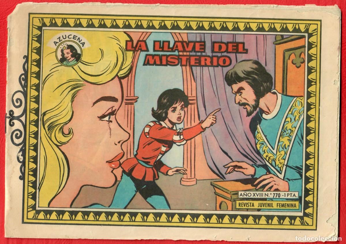 Tebeos: Colecci&oacute;n Azucena &ndash; La llave del misterio &ndash; Ediciones Toray &ndash; N&uacute;m. 770 - Foto 1