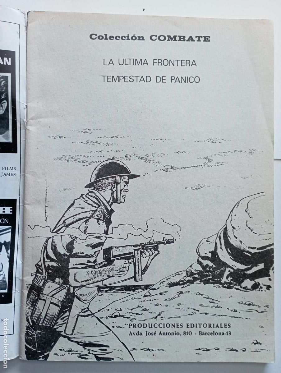 Tebeos: COMBATE N&ordm; 72 PRODUCIONES EDITORIALES 1975 - 68 PGS. - Foto 2