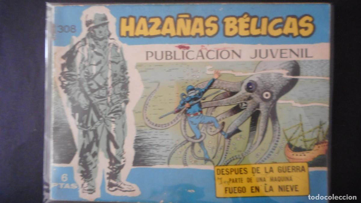 Tebeos: HAZA&Ntilde;AS BELICAS N&ordm; 308 / C-4 - Foto 1