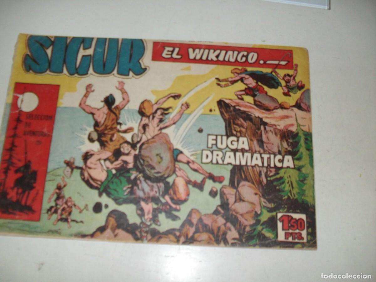 Tebeos: SIGUR EL VIKINGO 4 FUGA DRAMATICA,(DE 33).TORAY,1958 - Foto 1