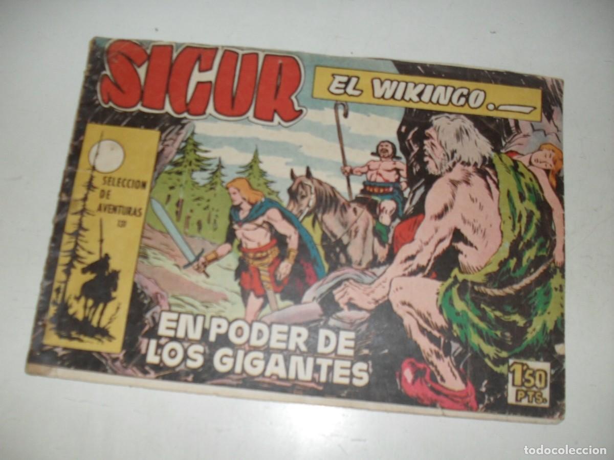 Tebeos: SIGUR EL VIKINGO 2 EN PODER DE LOS GIGANTES,(DE 33).TORAY,1958 - Foto 1