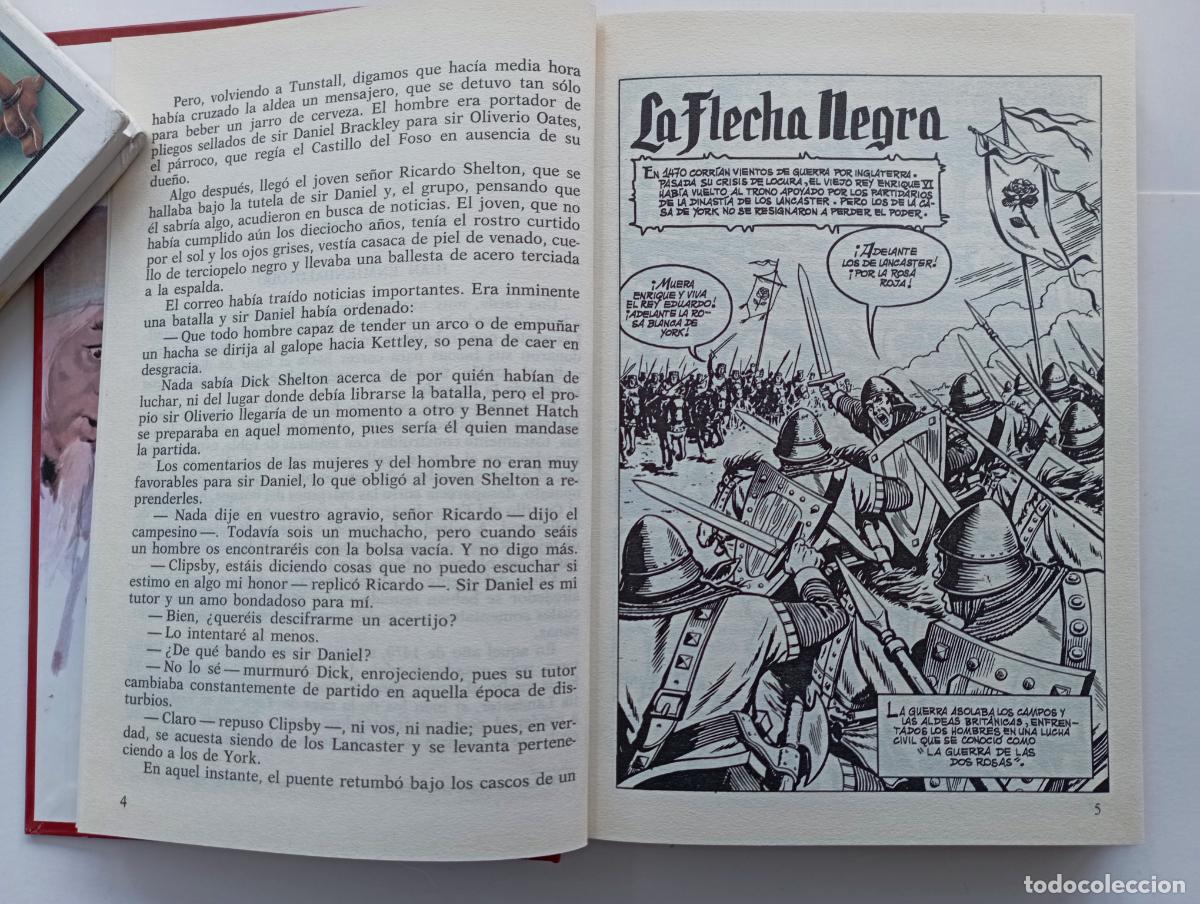 Tebeos: LA FLECHA NEGRA - R.L. STEVENSON - Foto 10