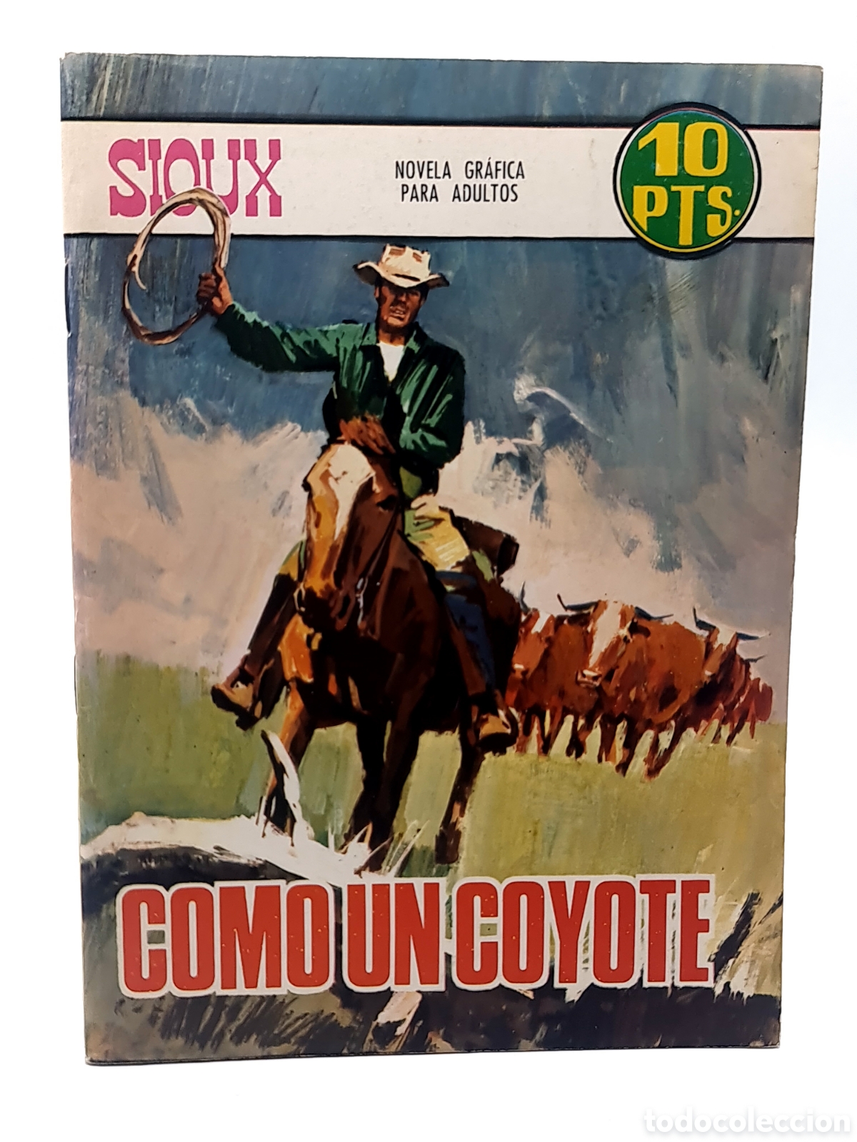 Tebeos: EXCELENTE ESTADO SIOUX 94 COMO UN COYOTE EDICIONES TORAY - Foto 1