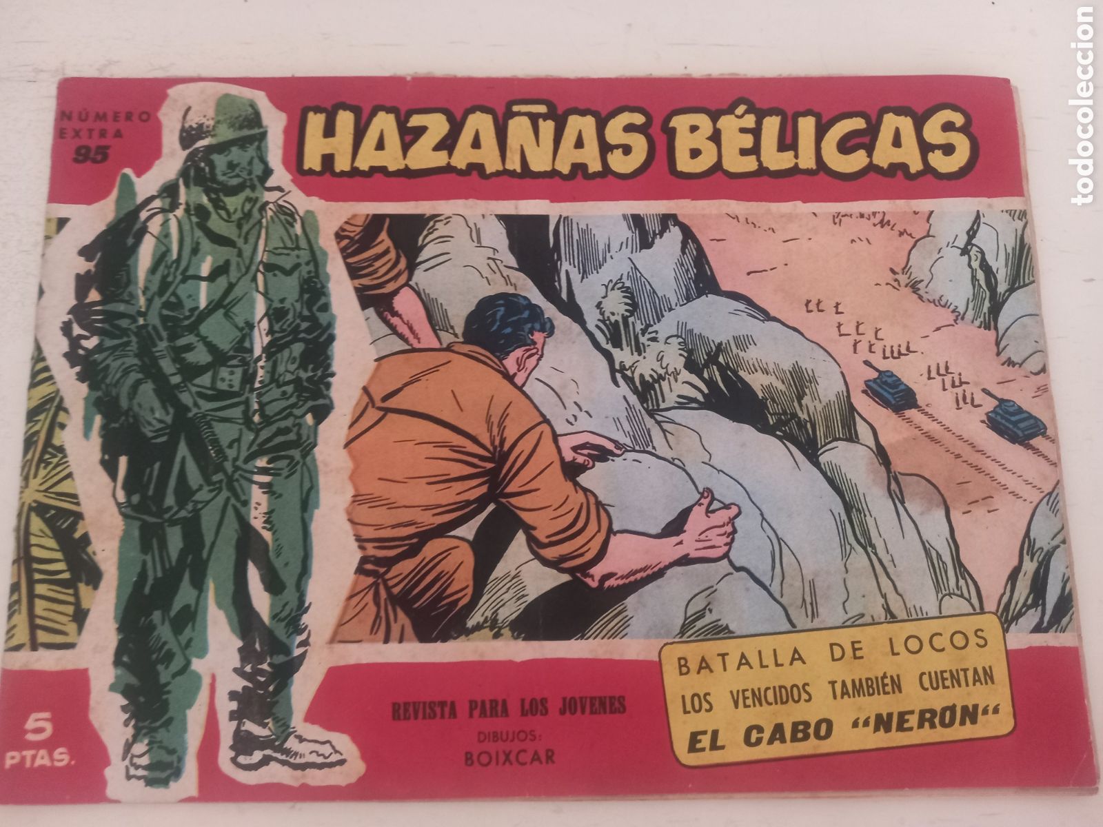 Tebeos: HAZA&Ntilde;AS B&Eacute;LICAS. Toray. N&uacute;mero 95 - Foto 1