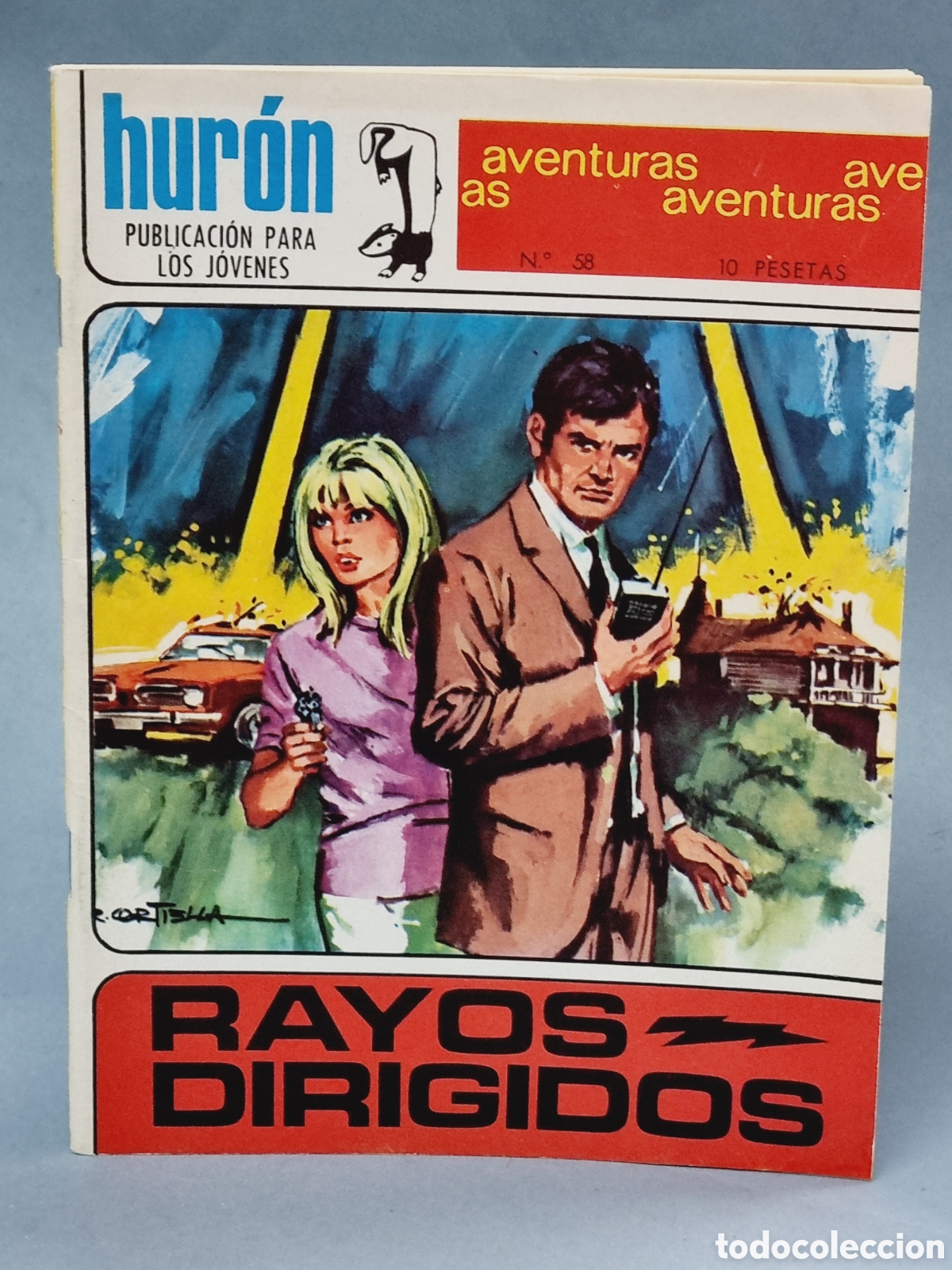 Tebeos: EXCELENTE ESTADO HURON RAYOS DIRIGIDOS 58 AVENTURAS EDICIONES TORAY - Foto 1