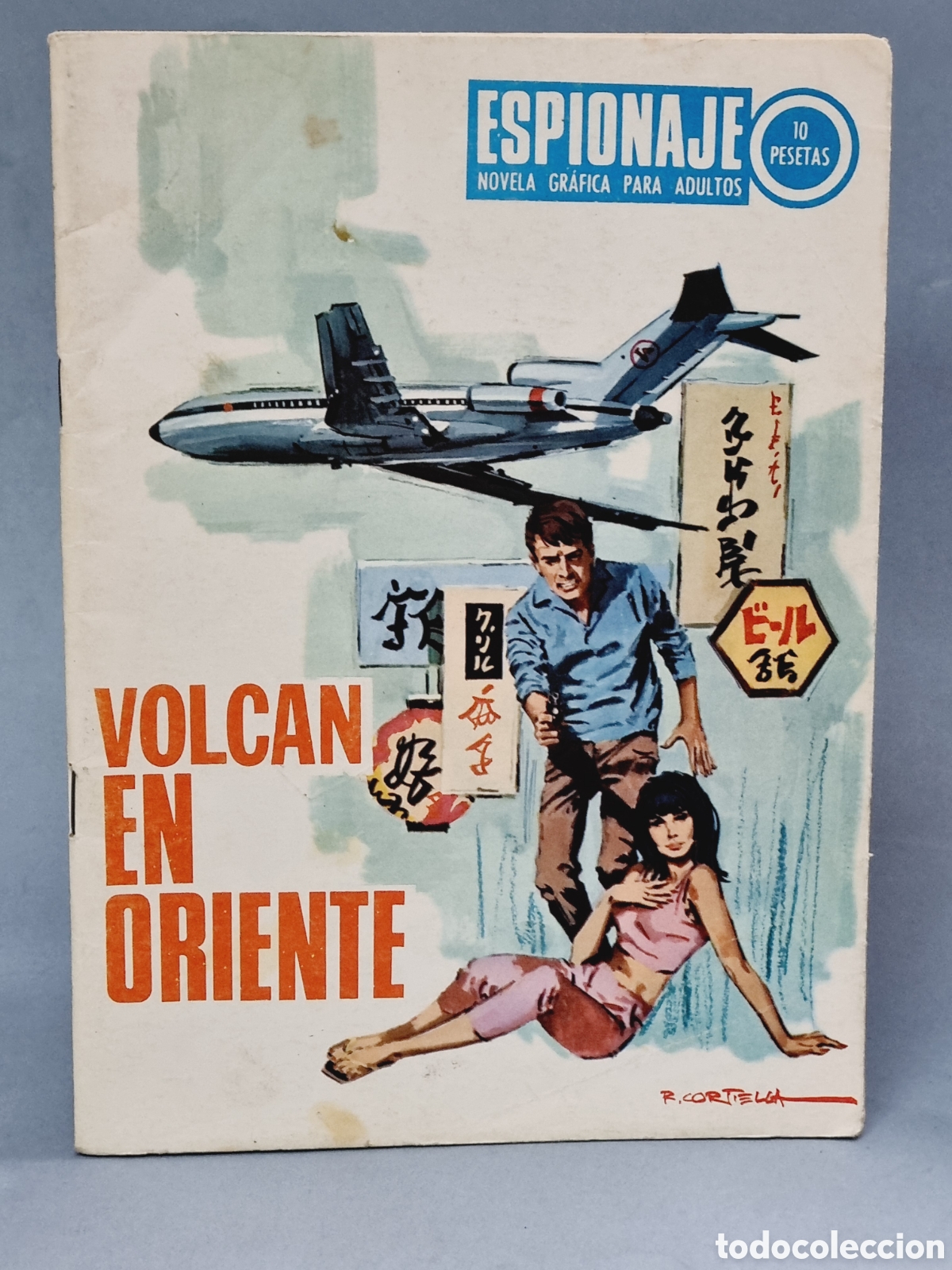 Tebeos: CASI EXCELENTE ESTADO ESPIONAJE VOLCAN EN ORIENTE 67 EDICIONES TORAY - Foto 1