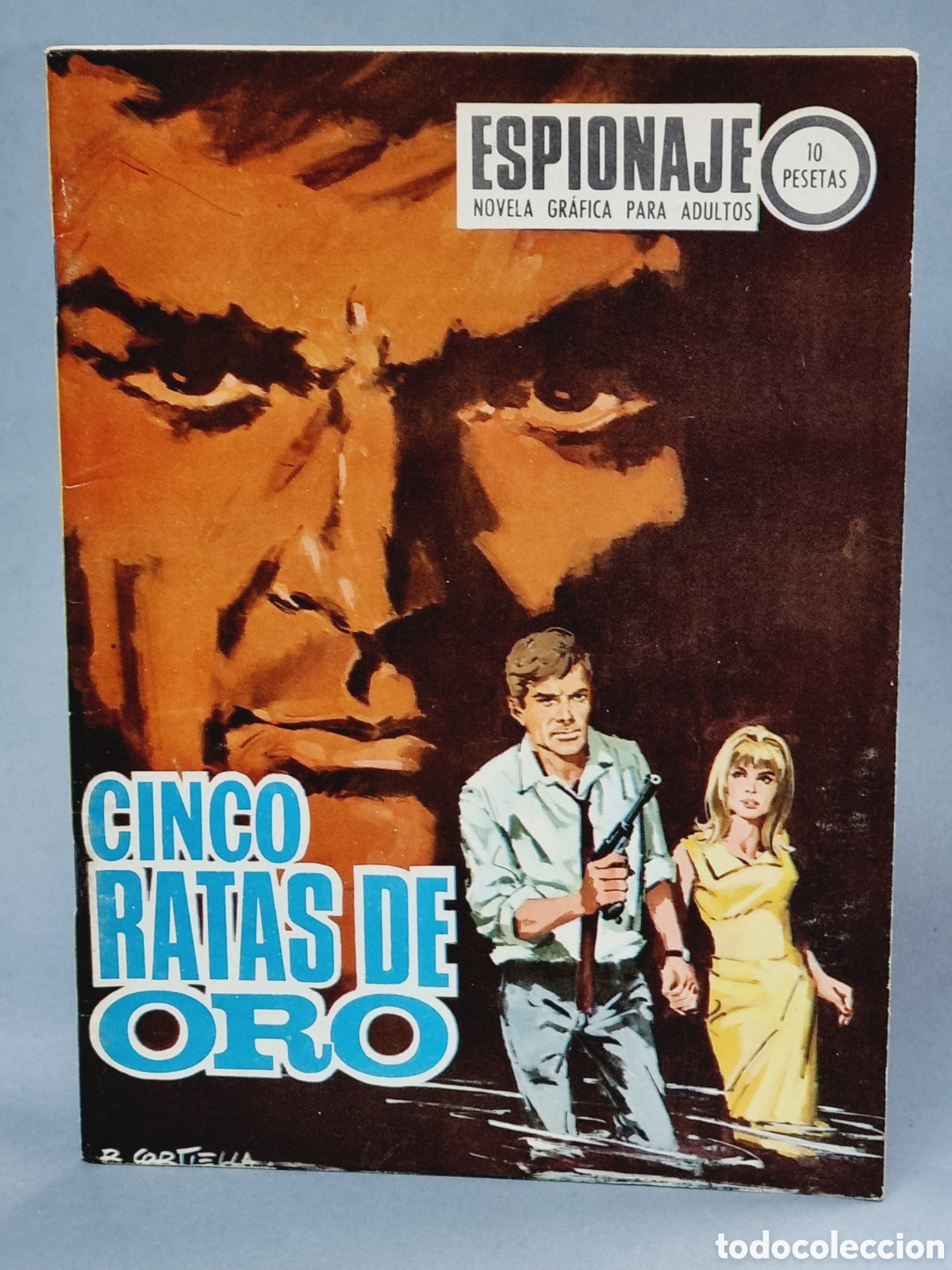 Tebeos: EXCELENTE ESTADO ESPIONAJE CINCO RATAS DE ORO 65 EDICIONES TORAY - Foto 1