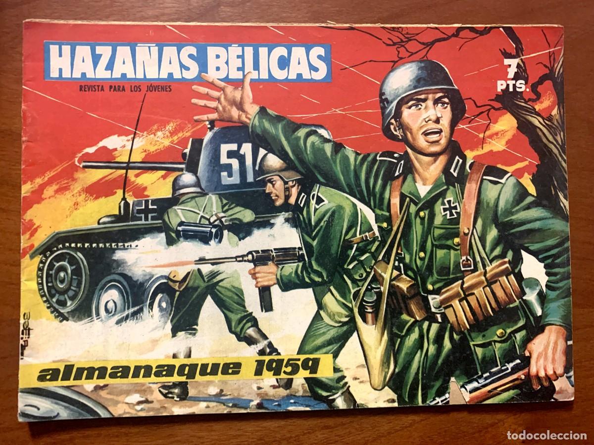Tebeos: 11 ALMANAQUES HAZA&Ntilde;AS BELICAS. - Foto 5