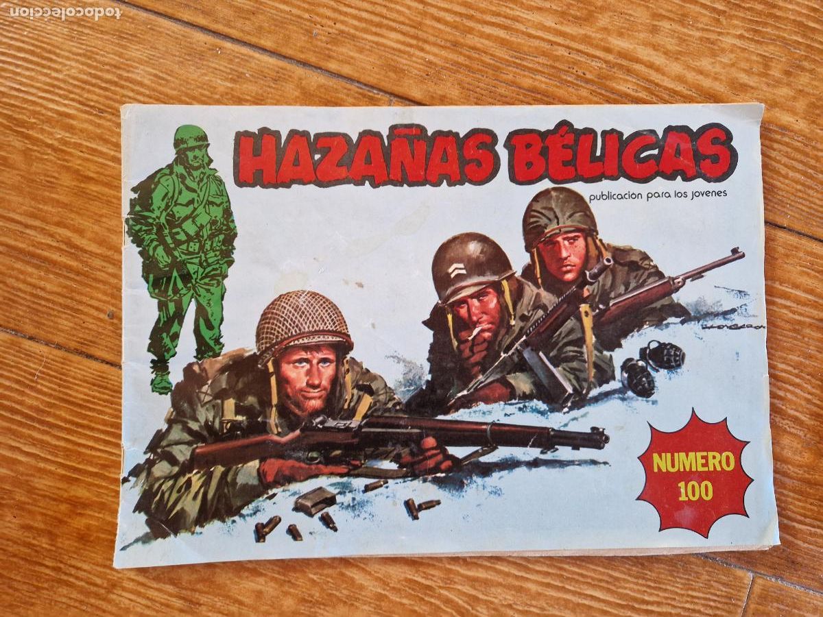 Tebeos: HAZA&Ntilde;AS BELICAS N&ordm; 100 EDICIONES URSUS 1973 - Foto 1