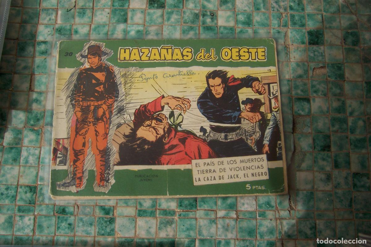 Tebeos: HAZA&Ntilde;AS DEL OESTE VERDE N&ordm; 30 MAL E INCOMPLETO - Foto 1