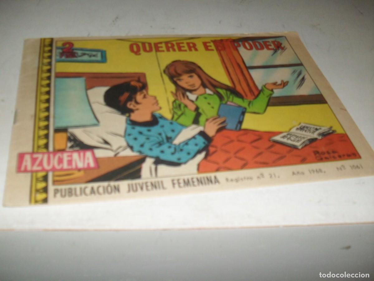 Tebeos: AZUCENA 1061 QUERER ES PODER,CON MODA JOVEN,(DE 1215).TORAY,A&Ntilde;O 1950 - Foto 1