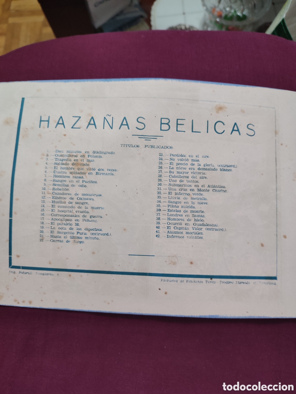 Tebeos: Haza&ntilde;as b&eacute;licas 1,50 pts n&uacute;m 42 - Foto 2