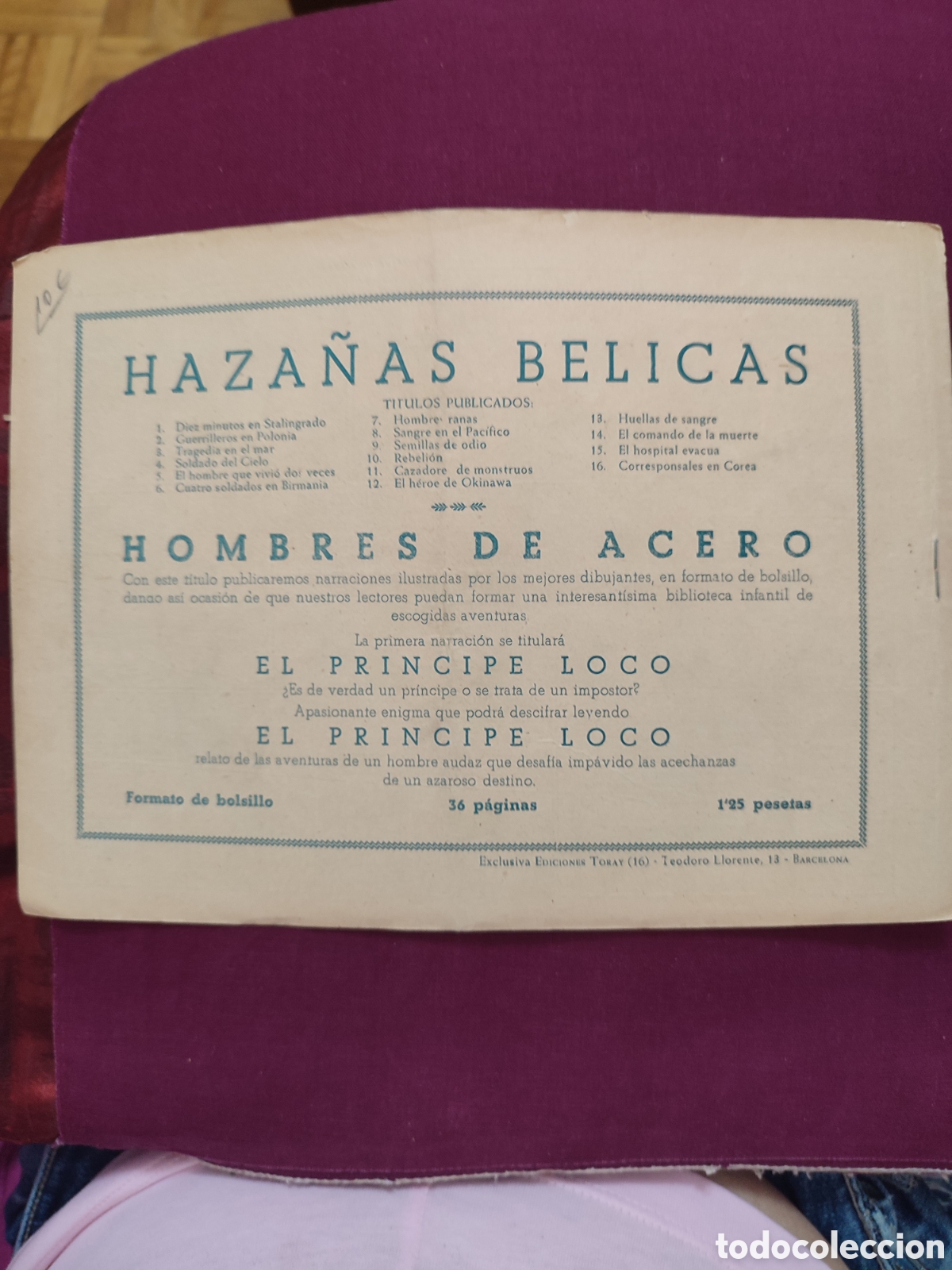 Tebeos: Haza&ntilde;as b&eacute;licas 1,50 pts n&uacute;m 16 - Foto 2