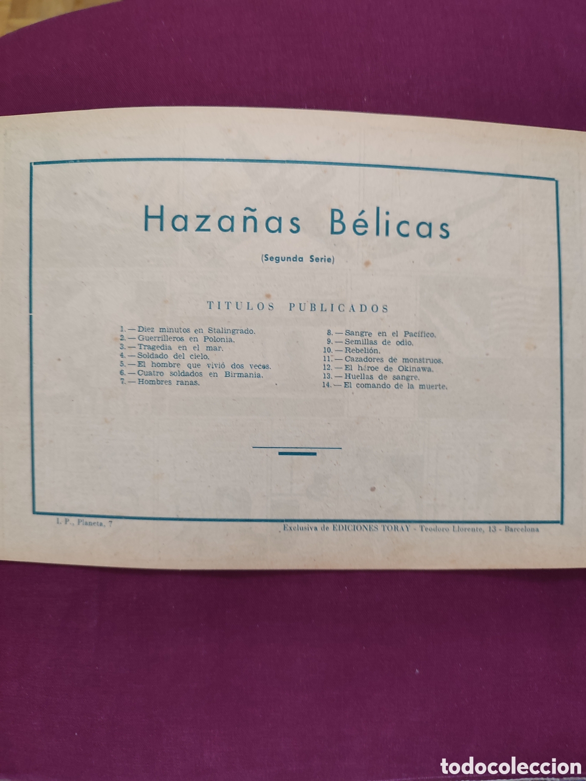 Tebeos: Haza&ntilde;as b&eacute;licas 1,50 pts n&uacute;m 14 - Foto 2