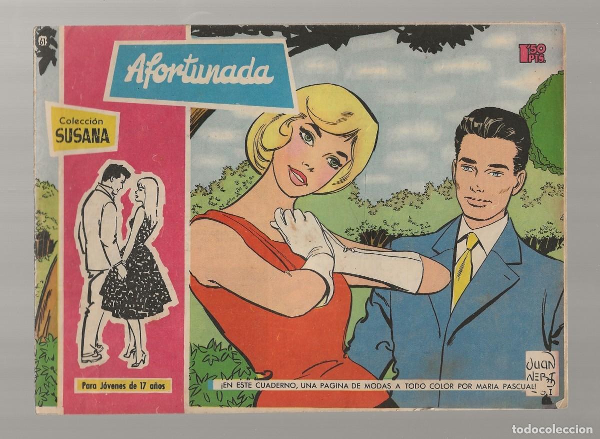 Tebeos: SUSANA N&ordm; 61 - AFORTUNADA - TORAY 1959 - Foto 1