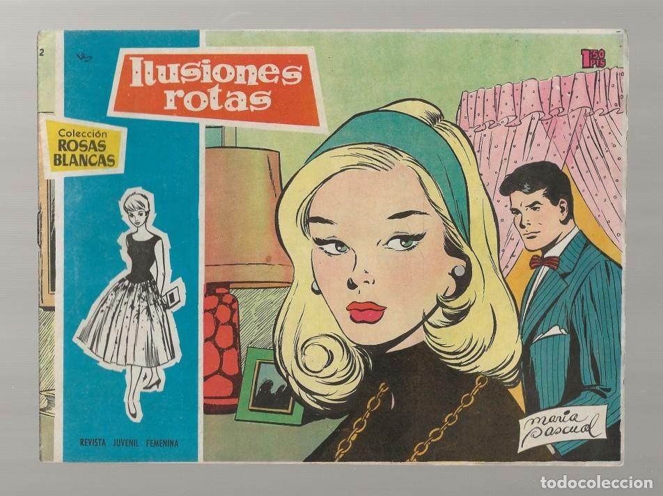 Tebeos: ROSAS BLANCAS N&ordm; 2 - ILUSIONES ROTAS - TORAY - Foto 1