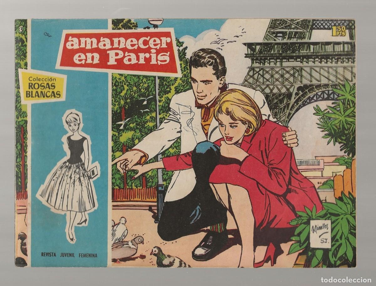 Tebeos: ROSAS BLANCAS N&ordm; 3 - AMANECER EN PARIS - TORAY - Foto 1